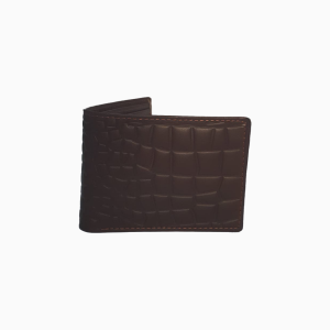 Bi-fold Wallet Leather – Crocodile